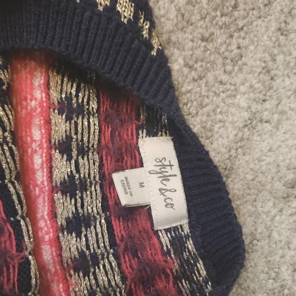 Style & Co women's Crewneck Sweater size M - Picture 3 of 5